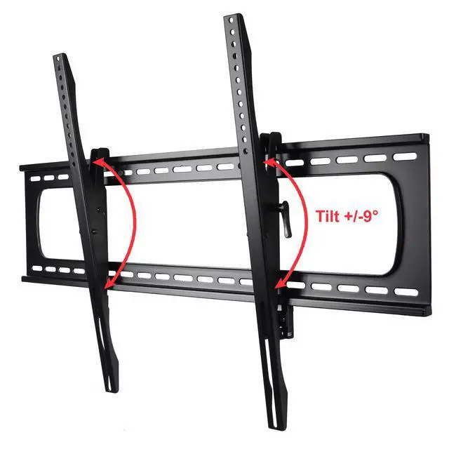 Alt view image 5 of 12 - VideoSecu Tilt Heavy Duty Extra-large TV Wall Mount for most 55"-90" large size LED LCD Plasma Flat Panel Screen Display Bracket, loading capacity 280lbs, with VESA 1000x700 bxf