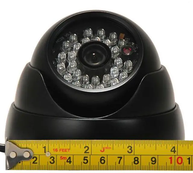 Alt view image 3 of 6 - VideoSecu 700TVL IR Outdoor Indoor Security Camera Built-in 1/3" SONY Effio CCD Weatherproof Day Night Vision 3.6mm Wide View Angle for DVR Home Surveillance System with Power Supply b39
