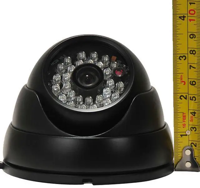Alt view image 3 of 6 - VideoSecu 4 Weatherproof Outdoor Indoor Security Camera Built-in 1/3" SONY Effio CCD IR Day Night Vision 3.6mm Wide View Angle 28 LEDs 700TVL High Resolution with 4 Power Supply CCTV Surveillance CN1
