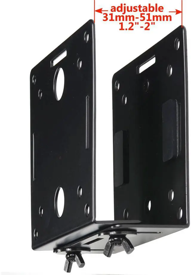 Alt view image 4 of 20 - VideoSecu Small Device Mount for some Blu-ray Disc/DVD Player, DVR, Digital Media Player, TV Cable Box, AV Components, Gaming Console, Modems Holder Shelf 1WM