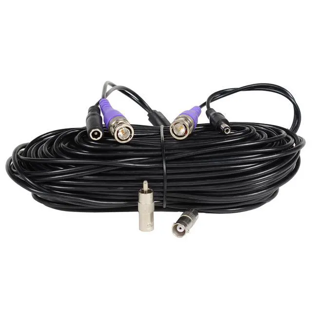 Alt view image 2 of 10 - VideoSecu 16 Pack Video Power Extension Cable 100 Feet Pre-made All-in-One Wire Cord for CCTV DVR Surveillance System HD Security Camera AHD, CVI, TVI HD Analog Camera CKX