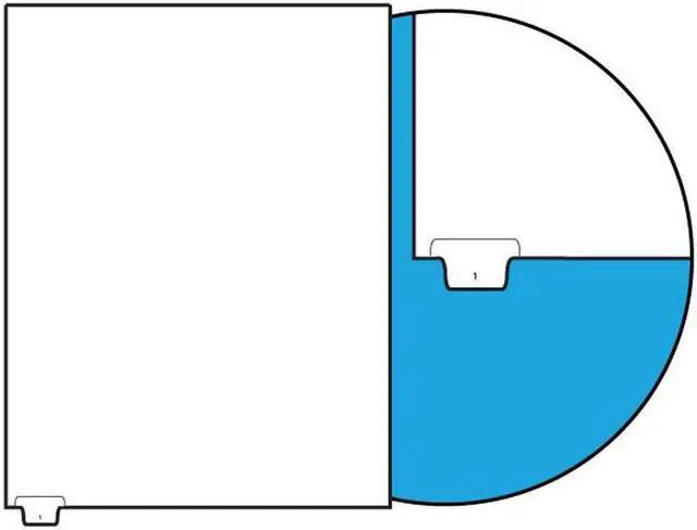 Main image of Number 1 Legal Index Divider Sets, Letter Size Bottom Tab, 1/10th Cut, 25 Tabs per Set (Box of 10 Sets)
