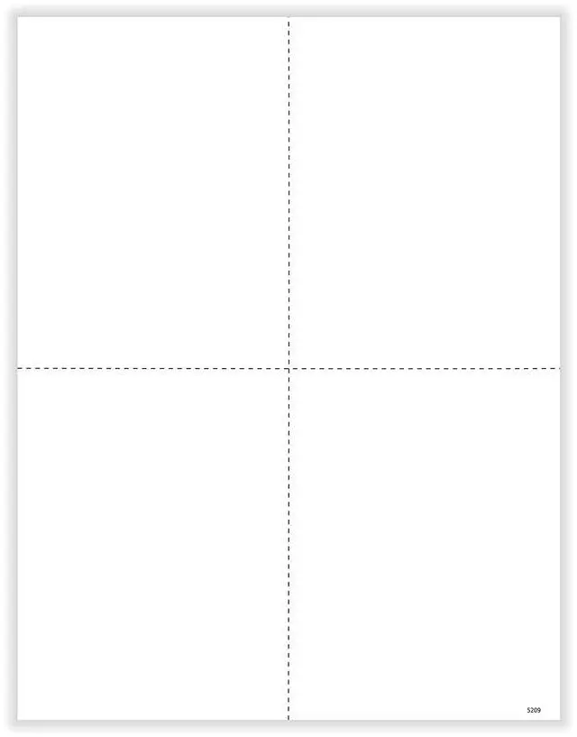 Main image of TFP W-2 4-Up With W2 Backer Instructions - Pack of 500