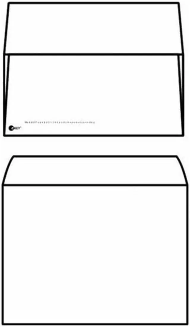 Main image of eKEY Multimedia Mailer Envelopes, 6" x 8", Outer Envelope with Open Side, CD / DVD Insert (Box of 500)