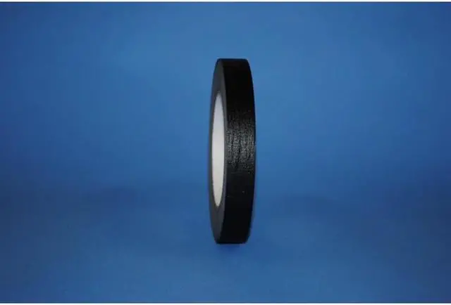 Main image of 3" x 60 Yd Black Colored Crepe Masking Tape (Case of 16 Rolls)