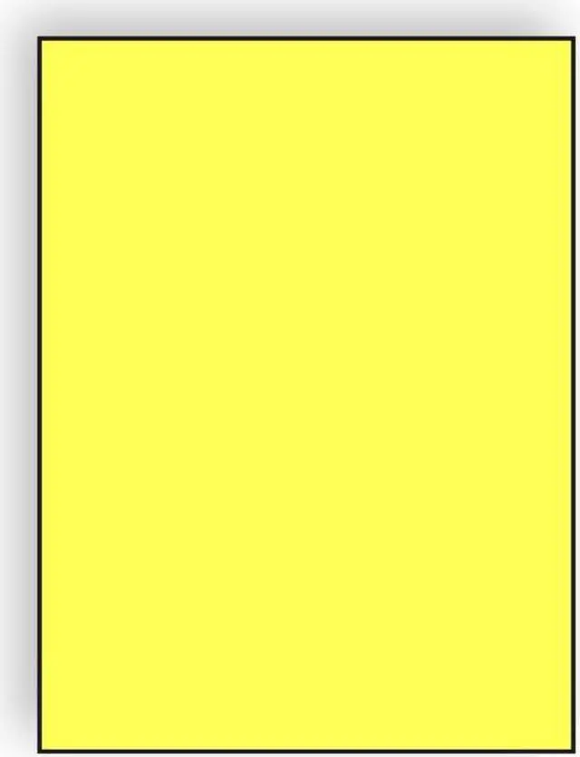 Main image of Letterhead, 8-1/2" x 11", 24#, Brightly Colored Lemon, Acid Free (Box of 500)