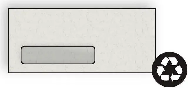 Main image of #10 Digi-Clear Window Envelopes, 4-1/8" x 9-1/2", 24#, Stone, Recycled, Fiber-Added, Laser Compatible (Box of 500)