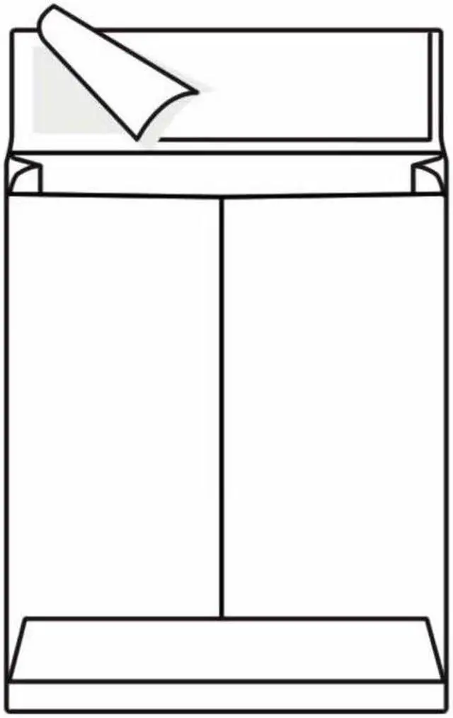 Main image of Open End Expansion Tyvek Catalog Envelopes, 12" x 16" 14# Bright White, Lightweight, Peel & Seal (Box of 100)