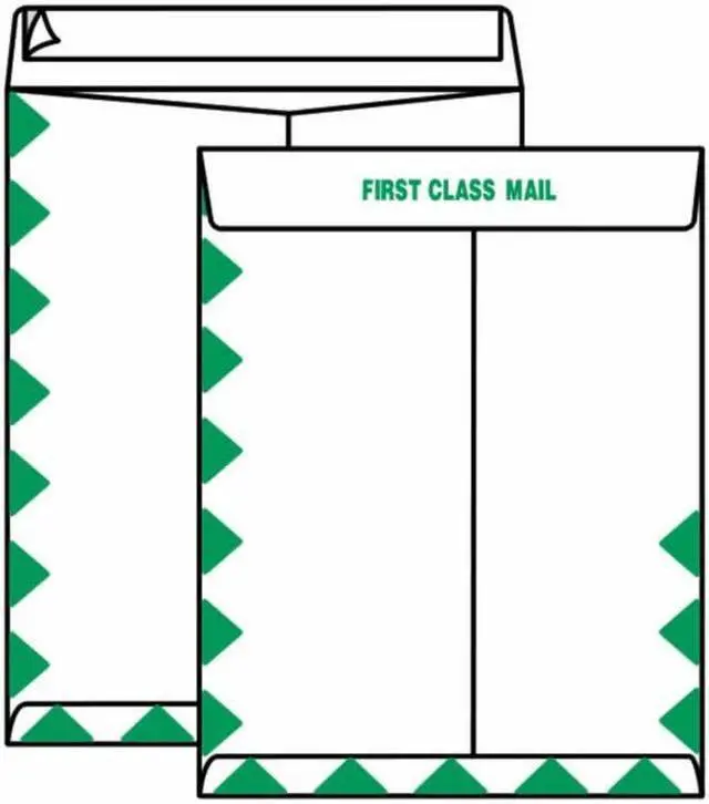 Main image of Open End First Class Tyvek Catalog Envelopes, 12" x 15-1/2", 14#, "First Class Mail" on Face and Flap (Box of 500)