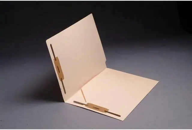 Main image of 11pt Manila Folders, Full Cut END TAB, Letter Size, Full Diagonal Pocket, Fasteners Pos #1 & #3 (Box of 50)