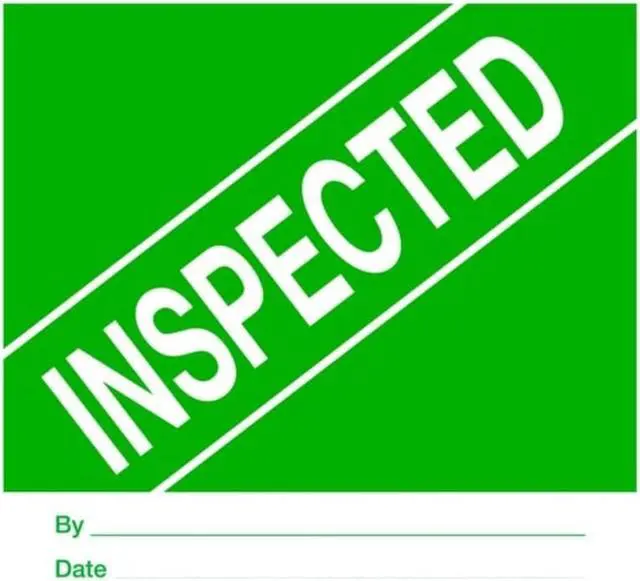 Main image of 4" x 4" Inspected Labels  Inspection Labels, 500/Roll