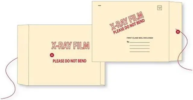 Main image of X-Ray Film Mailers, 11 pt Manila, 11" x 13", String and Button Closure (Carton of 50)