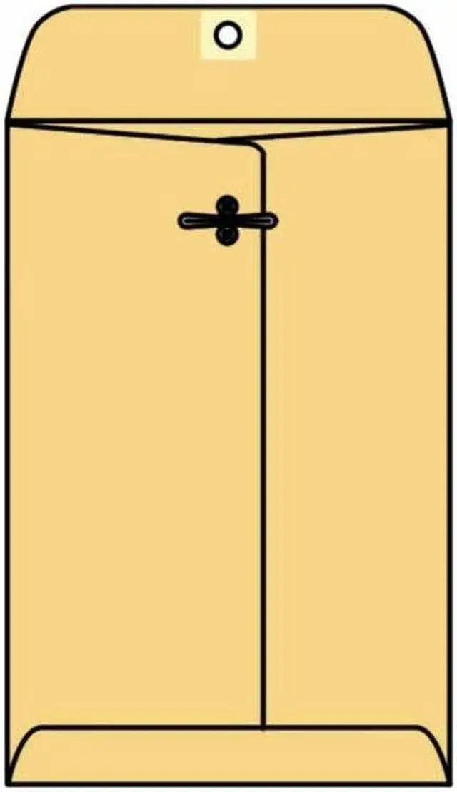 Main image of #110 Open End Franklin Clasp Catalog Envelopes, 12" x 15-1/2" 32# Golden Kraft, Machine Finish, Metal Clasp (Box of 100)
