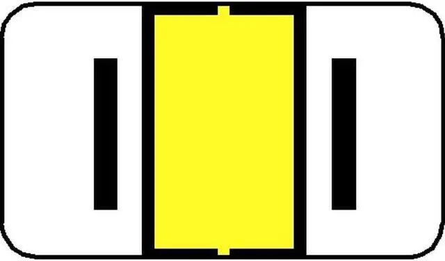 Main image of Jeter 7200 Compatible "I" Labels, Laminated Stock, 15/16" X 1-5/8", Individual Letters - Pack of 240