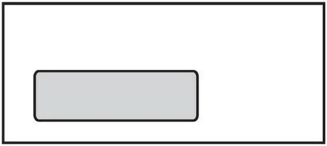 Main image of #10 Digi-Clear Window Envelopes, 4-1/8" x 9-1/2", 24#, H-Style Window, White, Laser Compatible (Box of 500)