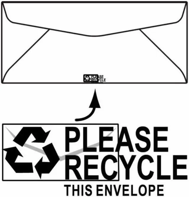 Main image of #10 Regular Business Envelopes, 4-1/8" x 9-1/2", 24#, White, Diagonal Seam, No Window (Box of 500)