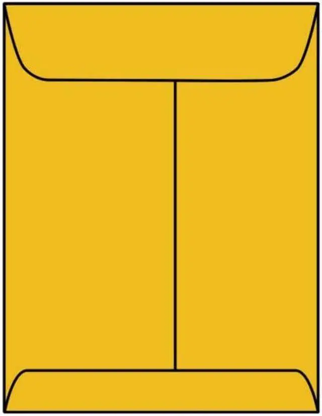Main image of Open End Catalog Envelopes, 6" x 9", 28#, Tan / Brown Kraft, Center Seam (Box of 500)