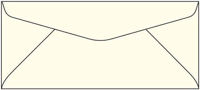 Main image of #9 Regular Envelopes, 3-7/8" x 8-7/8", 24#, Recycled, Ivory Pastel, Acid Free, Diagonal Seam, No Window (Box of 500)