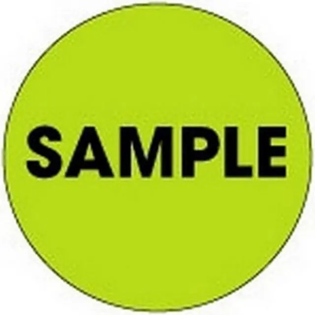Main image of 2" Diameter Sample Circle Labels (500 per Roll)