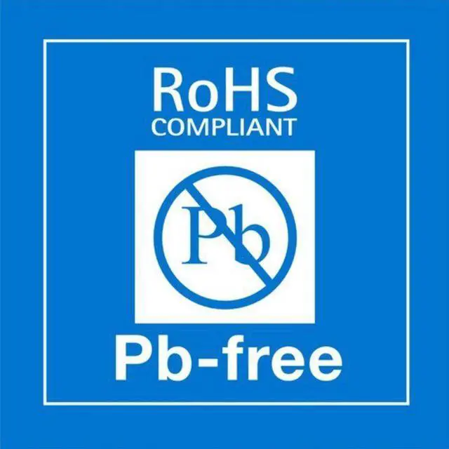 Main image of 2" x 2" RoHS Compliant Pb-Free Labels (500 per Roll)