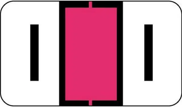 Main image of Jeter 2500 Compatible "I" Labels, Laminated Stock, 15/16" X 1-5/8" Individual Letters - Roll of 500