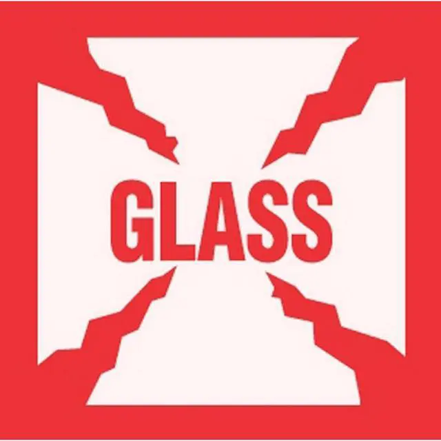 Main image of 4" x 4" Glass Labels (500 per Roll)
