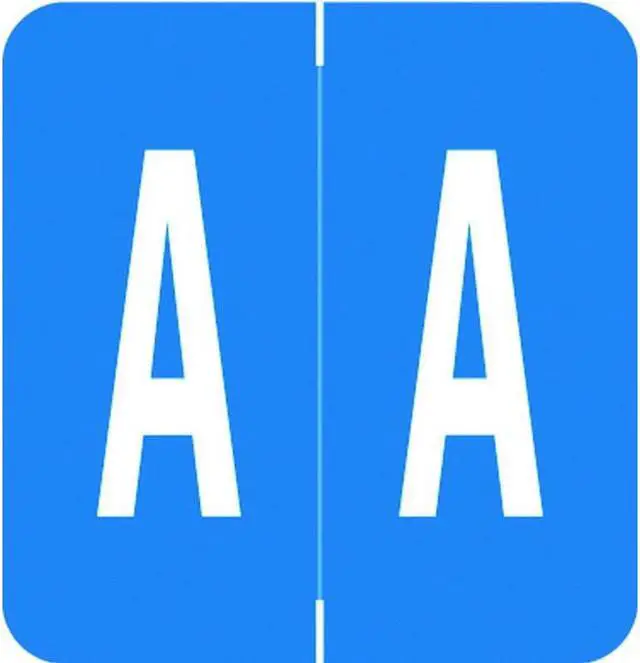 Main image of VRE/GBS Compatible "A" Labels, Polylaminated Stock, 1.3 " X 1-1/4" Individual Letters - Rolls of 250