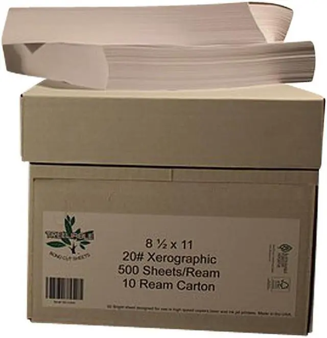 Main image of 8-1/2" x 11" Blue 20# Stock Non-Impact Laser & Copier Paper (Carton of 5000)