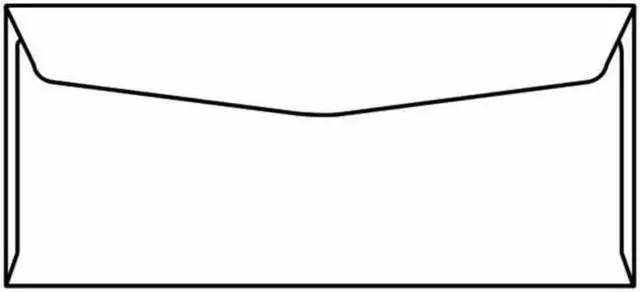 Main image of #11 Regular Envelopes, 4-1/2" x 10-3/8", 24#, White, Side Seams, No Window (Box of 500)