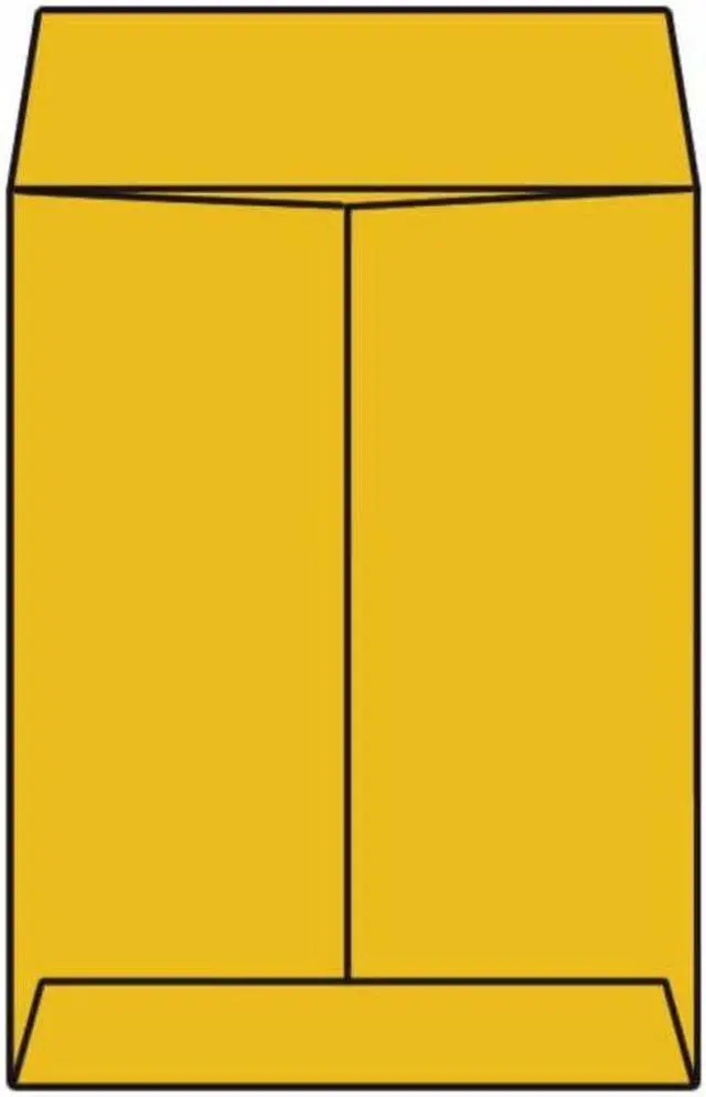 Main image of Open End King Size Catalog Envelopes, 13" x 19", 28#, Tan / Brown Kraft, Center Seam, Ungummed Flaps (Box of 100)