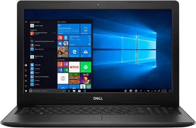Alt view image 4 of 5 - Dell Inspiron 15 3000 Touchscreen Laptop - 10th Gen Intel Core i7-1065G7 - 1080p, 12gb Memory, 1tb Hard Drive, Bluetooth, webcam, Windows 10 - i3593-7098BLK-PUS