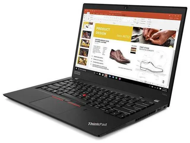 Alt view image 2 of 5 - Lenovo ThinkPad T490S, 14.0" FHD IPS 250 nits, i5-8265U, UHD Graphics, 8GB, 256GB SSD, Win 10 Pro
