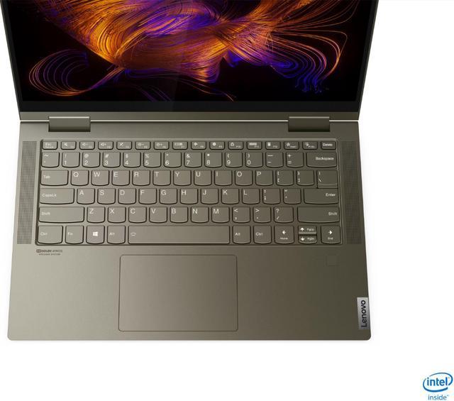 Lenovo Yoga 7i 2-in-1 14 Touch Screen FHD Laptop - Intel Evo Platform Core  i5-1135g7, 12GB Memory, 512GB SD, Backlit Keyboard - Dark Moss - 82BH0006US  