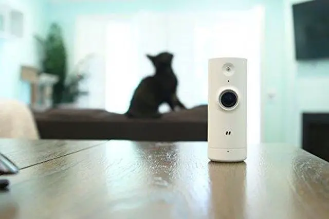 Alt view image 6 of 14 - D-Link Mini HD Wi-Fi Indoor Camera - HD Resolution - Night Vision - Remote Access - White (DCS-8000LH)