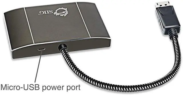 Alt view image 4 of 10 - SIIG CE-DP0D12-S1 DisplayPort 3 Port Splitter