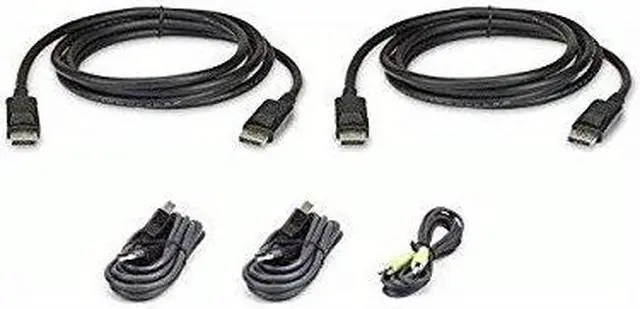 Main image of Aten 2L7D02UDPX5 6ft. USB DisplayPort Dual Display Secure KVM Cable Kit