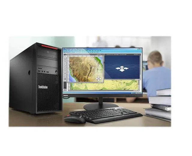 Alt view image 8 of 12 - Lenovo 30BX002HUS Thinkstation P520C 30Bx - Tower - 1 X Xeon W-2123 / 3.6 Ghz - Ram 8 Gb - Hdd 1 Tb - Dvd-Writer - No Graphics - Gige - Win 10 Pro 64-Bit - Monitor: None - Topseller