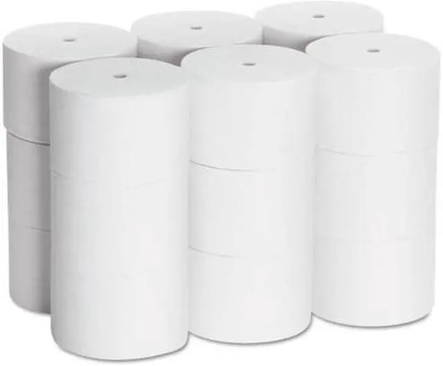 Alt view image 2 of 10 - GEORGIA-PACIFIC 19372 Toilet Paper,Compact,Coreless,2Ply,PK18
