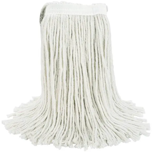 Alt view image 11 of 20 - Boardwalk Cut-End Wet Mop Head Cotton No. 16 Size White 2016CEA