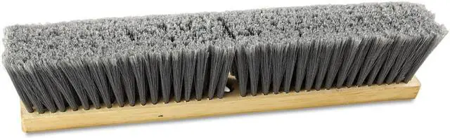 Alt view image 9 of 18 - Boardwalk Floor Brush Head 18" Wide Flagged Polypropylene Bristles 20418