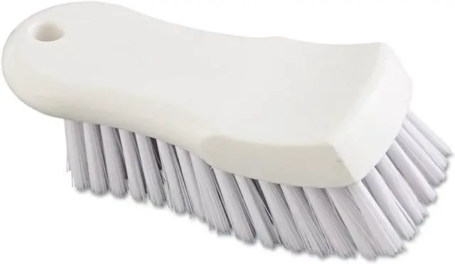 Alt view image 6 of 11 - Boardwalk Scrub Brush White Polypropylene Fill 6" Long White FSCBWH