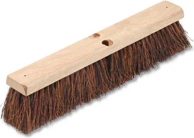 Alt view image 2 of 11 - Floor Brush Head, 3 1/4" Natural Palmyra Fiber, 18" 20118