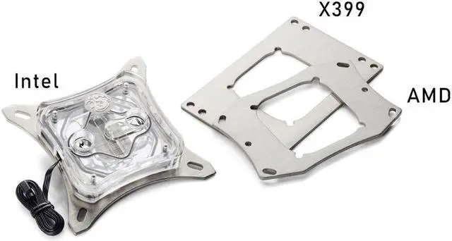 Alt view image 6 of 10 - Bitspower CPU Waterblock Summit M, Clear Acrylic Top, Digital RGB, Intel & AMD CPU