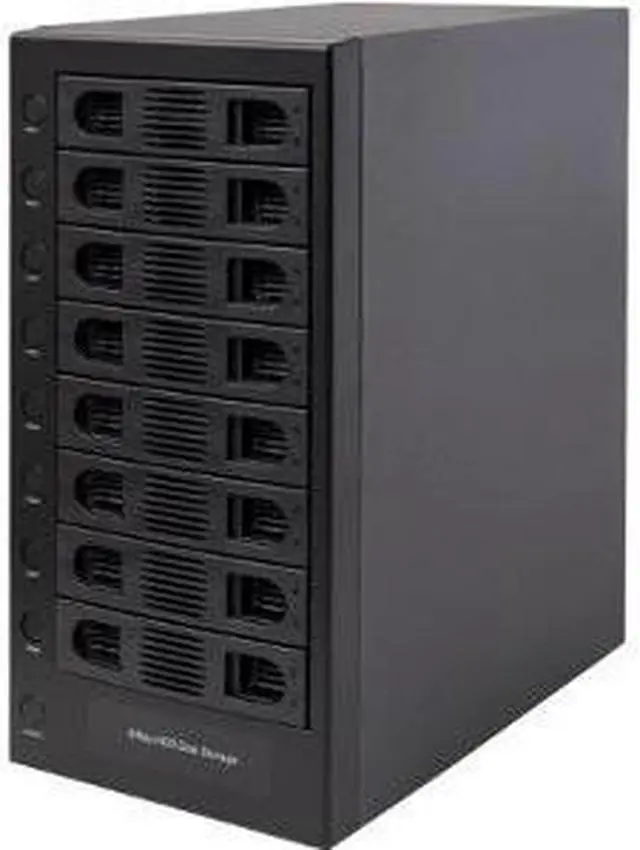Alt view image 8 of 11 - Syba SY-ENC50119 8 Bay 2.5" and 3.5" SATA Hard Drive External USB 3.0 Hard Drive Enclosure