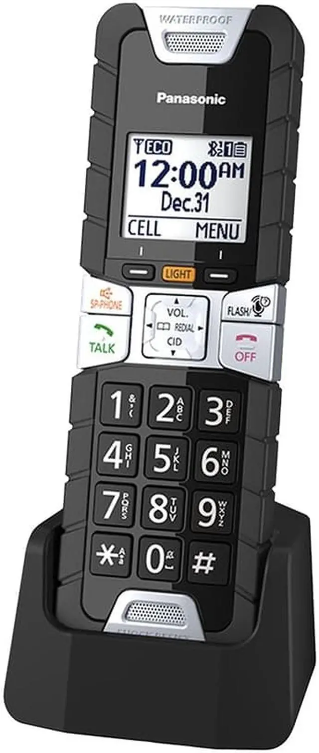 Alt view image 5 of 10 - Panasonic KX-TGTA61B Tough Phone Accessory Handset