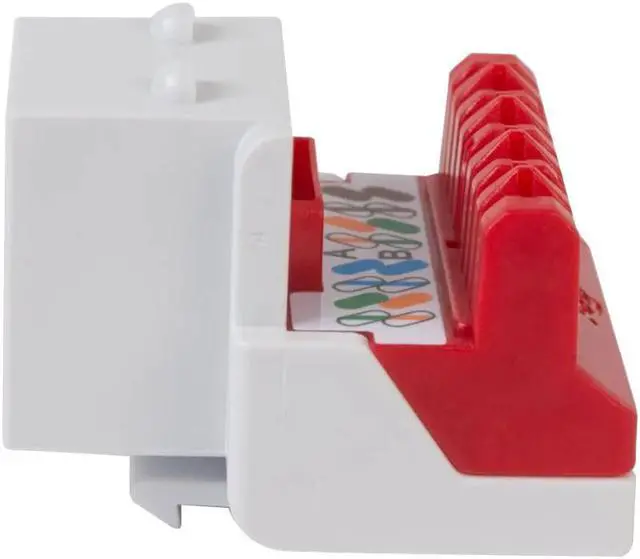 Alt view image 6 of 6 - ICC IC107L6RWH MODULE, CAT 6, EZ, 400 PK, NO JACKEZ, WH