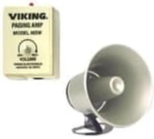 Alt view image 3 of 5 - VIKING M2W PAGING POWER AMP W/25AE PAGING HORN INC.