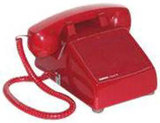 Main image of Viking Electronics Hotline Desk Phone - Red