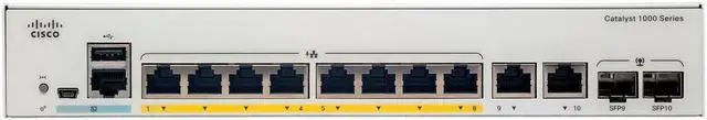 Alt view image 3 of 7 - Catalyst 1000-8FP-2G-L - switch - 8 ports - managed - rack-mountable