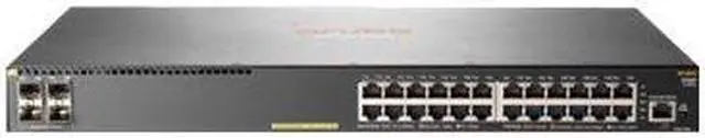 Alt view image 14 of 15 - Aruba 2930F 24G PoE+ 4SFP+ Managed L3 Switch - 24 PoE+ Ethernet Ports & 4 1/10 Gigabit SFP+ Uplink Ports - JL255A#ABA